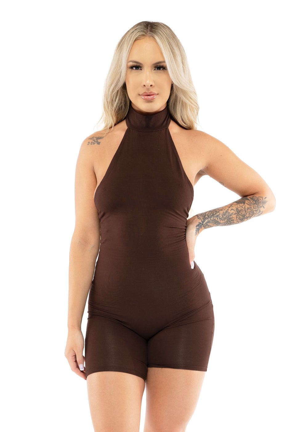 Layla Romper l Chocolate